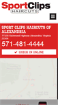 Mobile Screenshot of haircutmenalexandriava.com