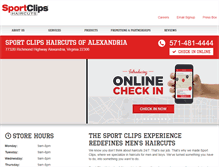 Tablet Screenshot of haircutmenalexandriava.com